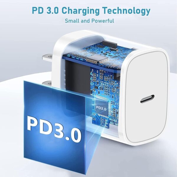 10FT USB-C iPad Charger Cable with 20W Fast Power - Image 6