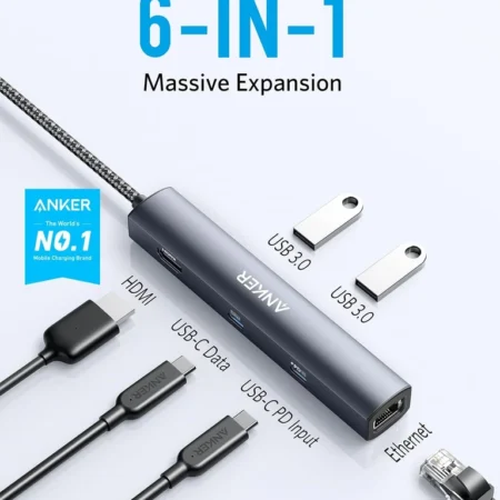 Anker-6-in-1-USB-C-Hub-with-65W-PD-4K-HDMI-Ethernet-MaciPadXPS