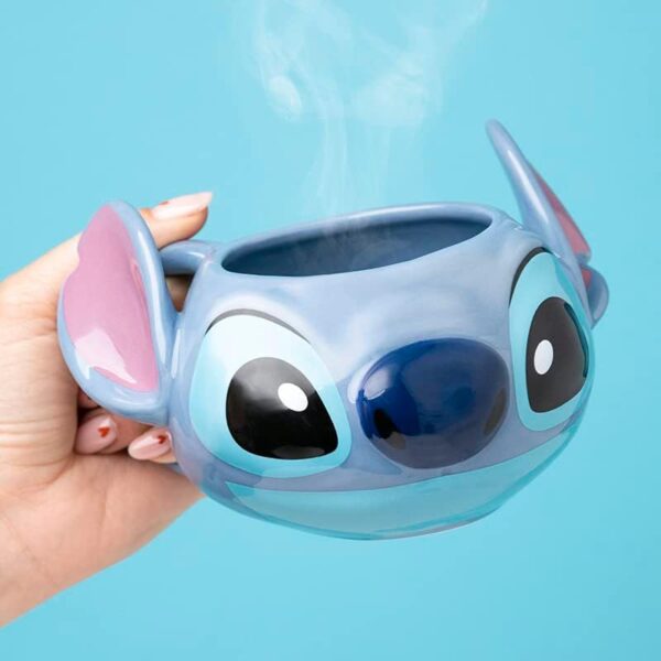 Disney Lilo and Stitch Officially Licensed Oversized Coffee Mug, Heat Blue - Image 3