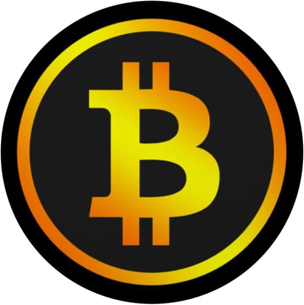 Bitcoin crypto for men funny gift idea PopSockets Swappable PopGrip Black - Image 3