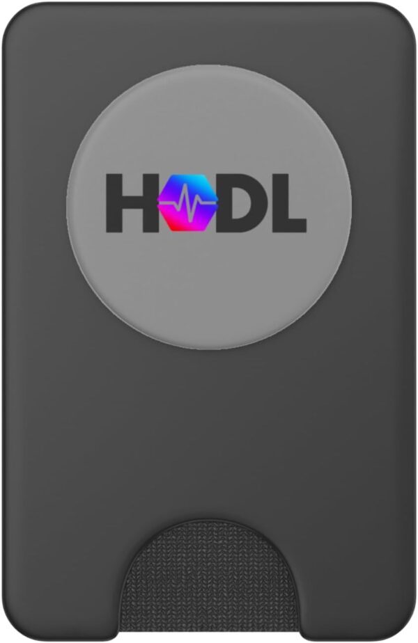 Pulse Chain Grey Hold Cryptocurrency Crypto Trader Gift PopSockets Black - Image 2