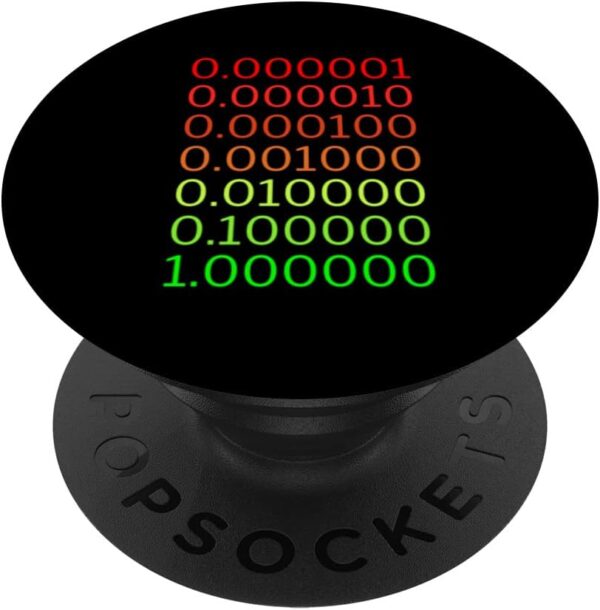LUNC to the Moon - Gift for Lunaclassic Coin Crypto Fans PopSockets Black