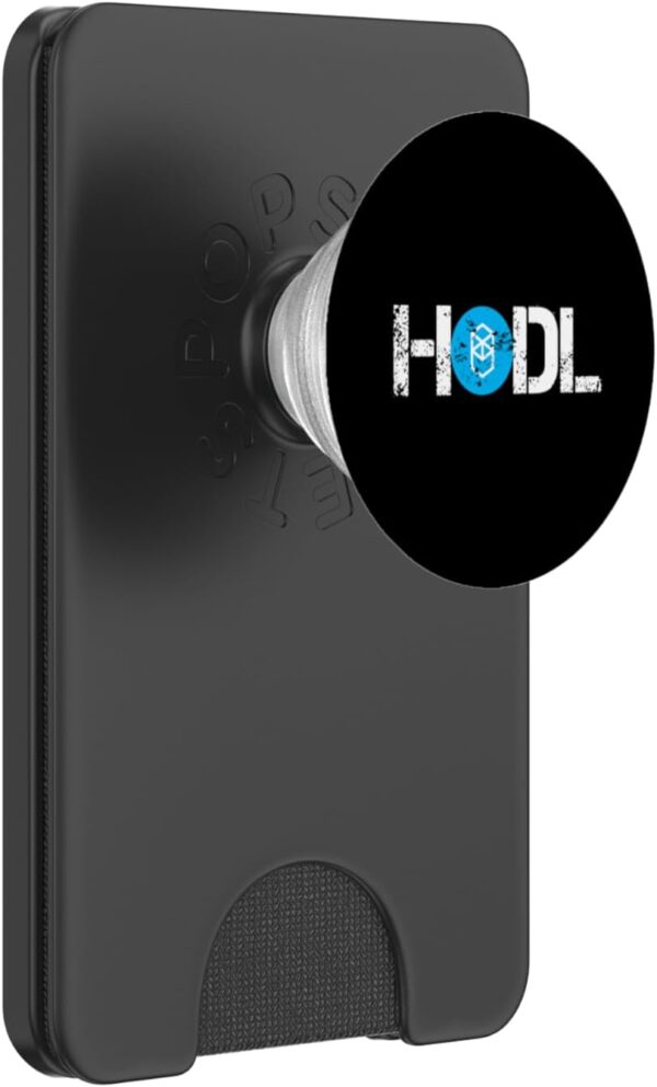 Fantom Hold Distressed Dark Crypto Trader Gift PopSockets PopWallet for Black