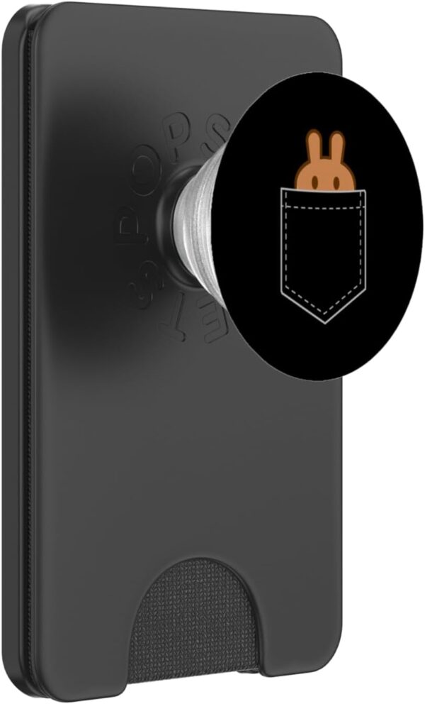 PancakeSwap CAKE Pocket Hidden DeFi Crypto Trader Gift PopSockets Black