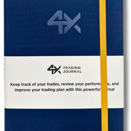 4X Trading Journal - Log Book for Day Traders: Neuroscience-Based Trade Blue