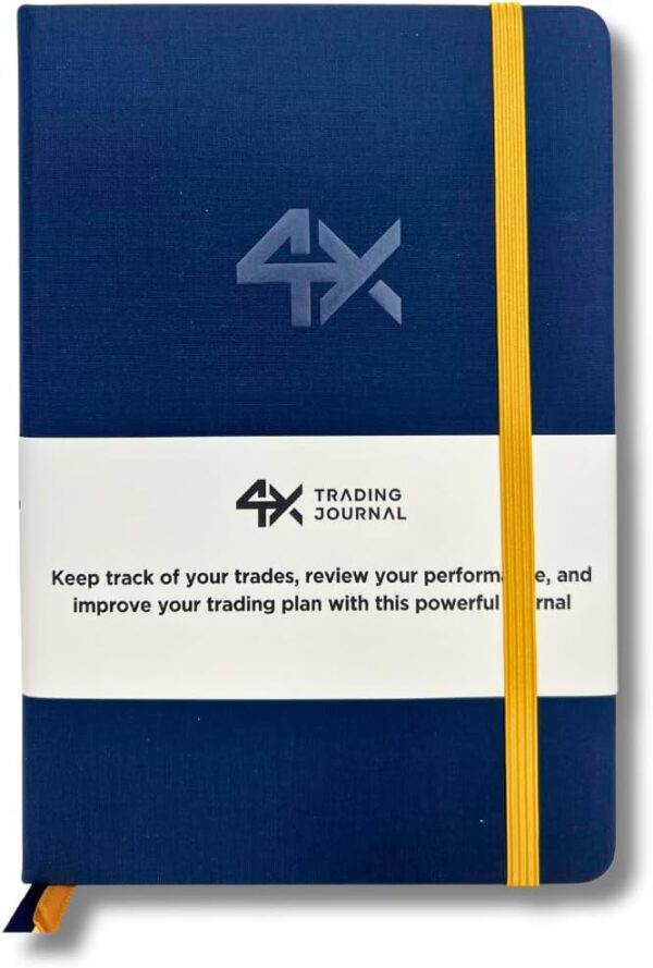 4X Trading Journal - Log Book for Day Traders: Neuroscience-Based Trade Blue