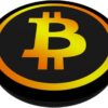 Bitcoin crypto for men funny gift idea PopSockets Swappable PopGrip Black - Image 2