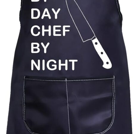 PXTIDY Funny Engineer Gift Kitchen Apron Cooking Lover By Black