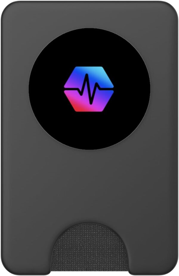 Pulse Chain PLS Pocket Size Mini Crypto Trader Gift Pulses PopSockets Black - Image 2