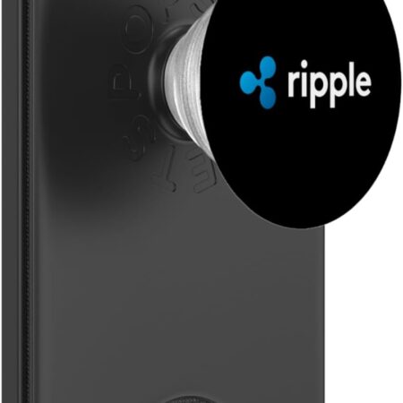 Ripple XRP Logo Crypto Trading Trader Gift Cryptocurrency PopSockets Black