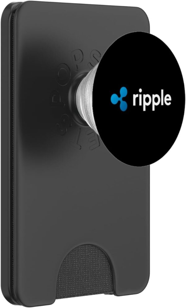 Ripple XRP Logo Crypto Trading Trader Gift Cryptocurrency PopSockets Black