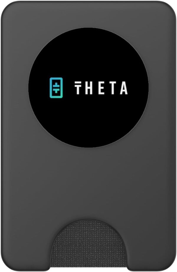Theta Token Logo Coin Blockchain Crypto Trading Trader Gift PopSockets Black - Image 2