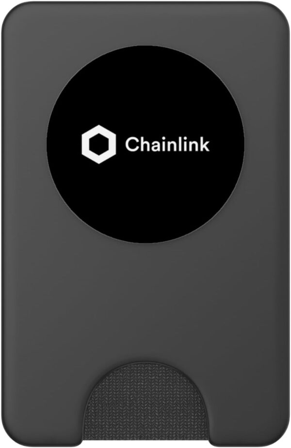 Chainlink White LINK Blockchain Defi Coin Crypto Trader Gift PopSockets Black - Image 2