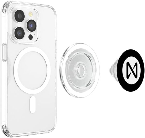 Near Protocol $NEAR Crypto Trader Gift White Blockchain PopSockets Clear - Image 3