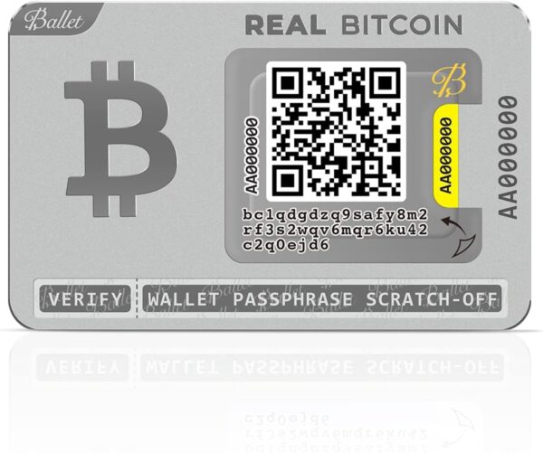 Ballet Real Bitcoin - The Easiest Cryptocurrency Cold Storage Card - Crypto...