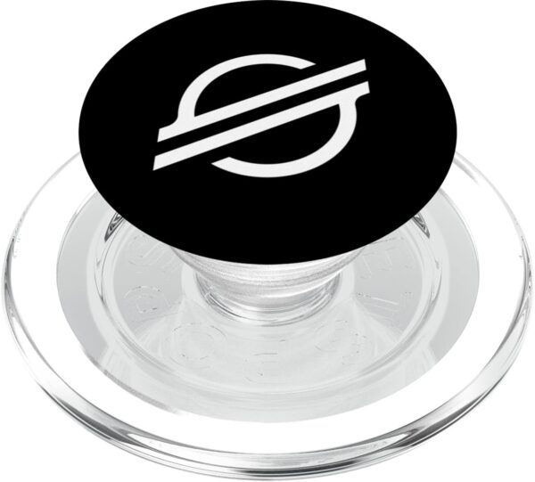 White PopSockets PopGrip for MagSafe Clear