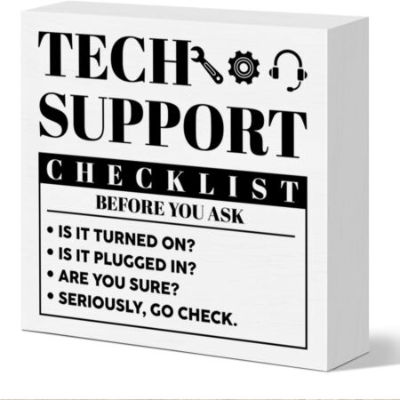 Funny Tech Support Gifts for Women Men, It Engineer Computer A1