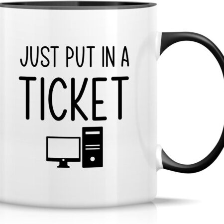 Retreez Funny Technical Tech Support White Mug with Black Handle and Inner
