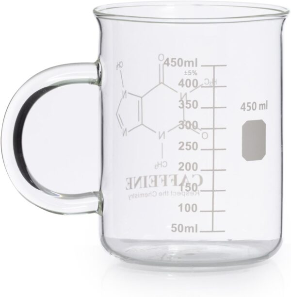 Caffeine Beaker Mug, Molecule Mug - Chemistry 1 Count (Pack of 1), 1 - Image 2