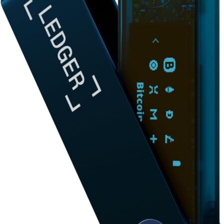 Ledger Nano X - Secure and Manage Your Crypto & NFTs on-The-go Sapphire Blue