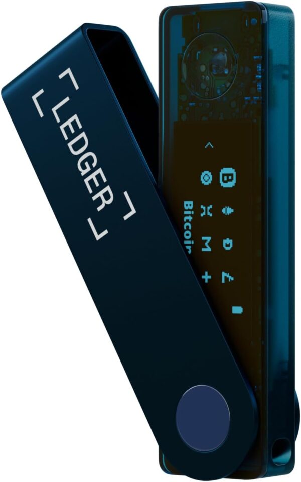 Ledger Nano X - Secure and Manage Your Crypto & NFTs on-The-go Sapphire Blue