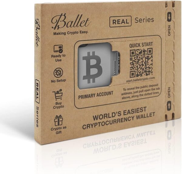 Ballet Real Bitcoin - The Easiest Cryptocurrency Cold Storage Card - Crypto... - Image 3