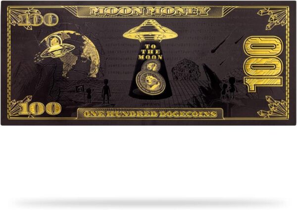 | Dogecoin (Doge) Moon Money | Custom Programmable Physical Crypto Cash |... - Image 2