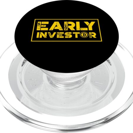 Early Investor Bitcoins Men Women Gifts for Crypto PopSockets PopGrip Clear