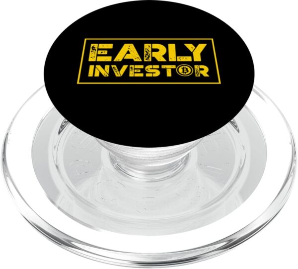 Early Investor Bitcoins Men Women Gifts for Crypto PopSockets PopGrip Clear