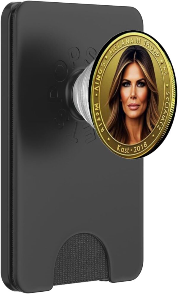 Trump and Melania Currency Launches Meme Coin Crypto PopSockets Black