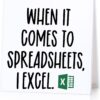 Funny Desk Sign Accountant Gifts for Women Men When It Comes To White
