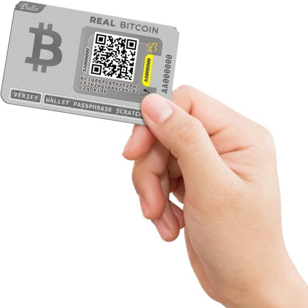 Ballet Real Bitcoin - The Easiest Cryptocurrency Cold Storage Card - Crypto... - Image 4