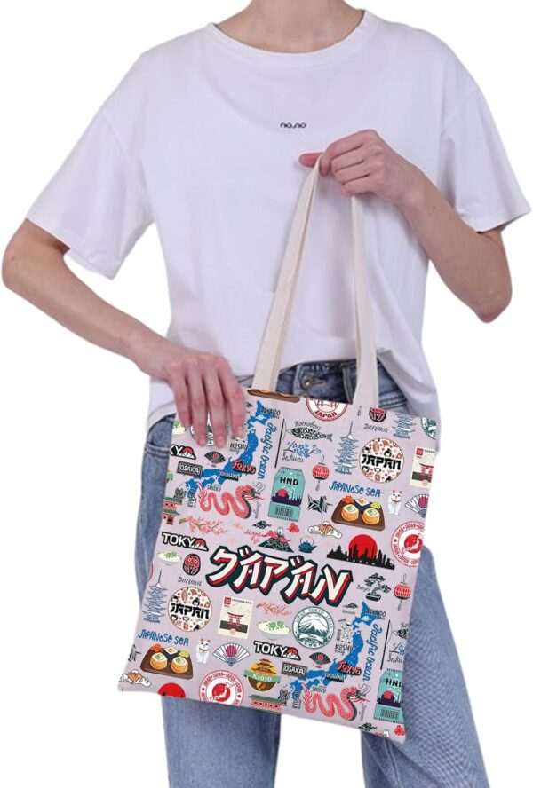 VAMSII Japan Souvenir Tote Bag - Japanese Themed Travel Gift - Image 6