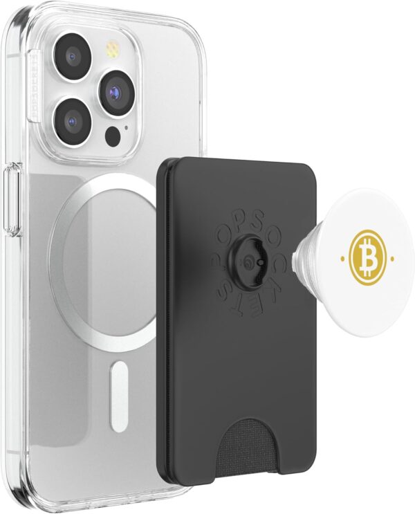 Bitcoin Lover Crypto Investing Trader Mining PopSockets Black - Image 3