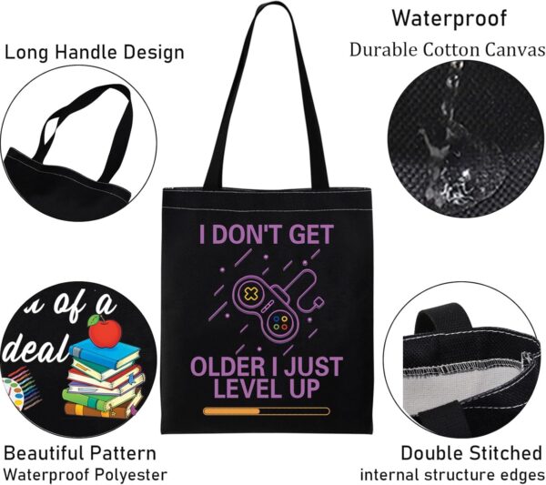 Gamer Tote Bag Video Game Gifts Arcade Geek Gift I Don't Get... - Image 4