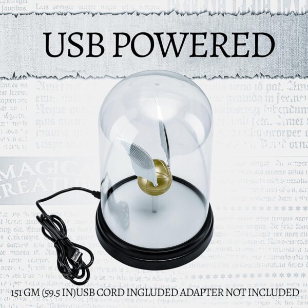 Levitating Golden Snitch Light Home Desk Decor Lamp Accessories As shown - Image 3