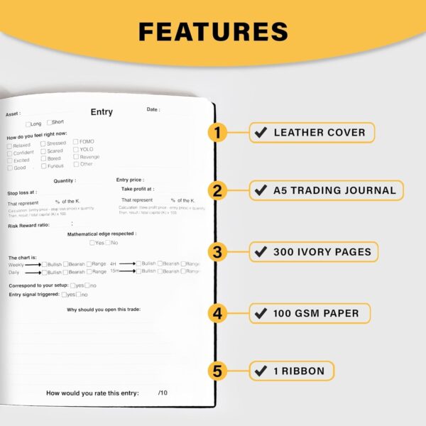 Trading Journal: Guided trading journal, log book & investment... - Image 4