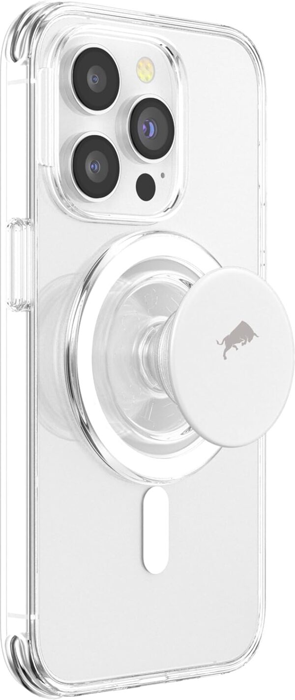 Rage Bull Bullish Crypto Forex Stock Market Trader Gift PopSockets Clear - Image 4