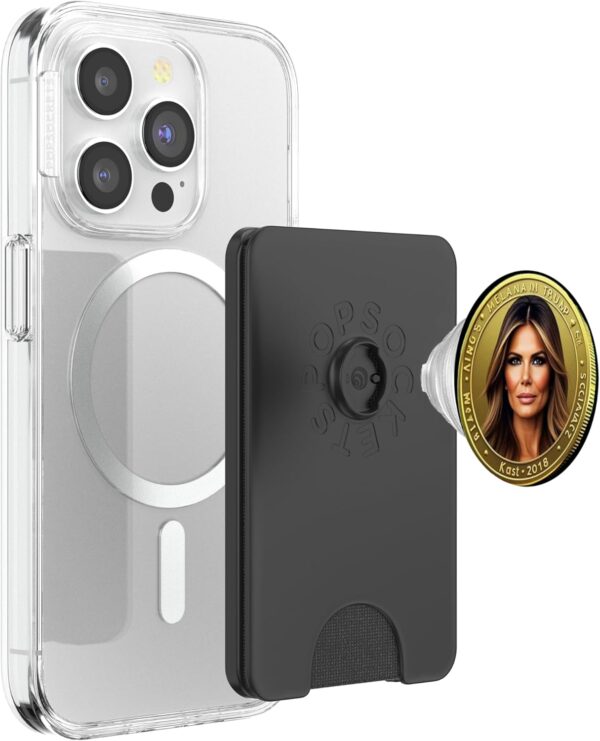 Trump and Melania Currency Launches Meme Coin Crypto PopSockets Black - Image 3
