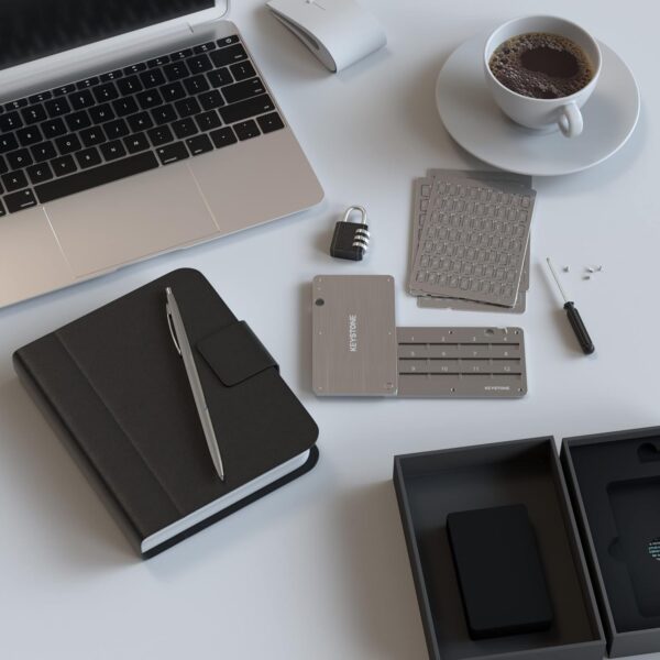 KEYSTONE Crypto Seed Storage, Cryptosteel Capsule Metal Keystone Tablet - Image 6
