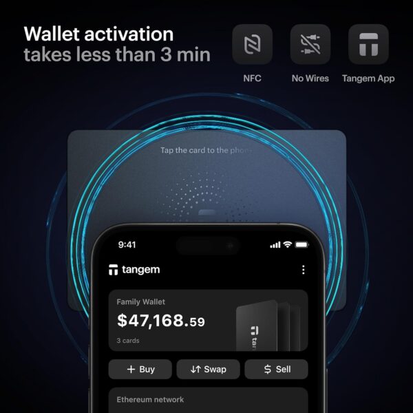 Wallet Pack of 2 - Secure Crypto - Trusted Cold 2 (2.0), Black - Image 2