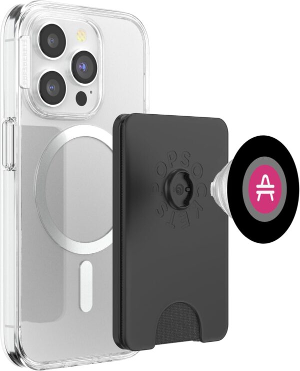 Amp AMP Grey Cryptocurrency Crypto Trader Gift PopSockets PopWallet for Black - Image 3