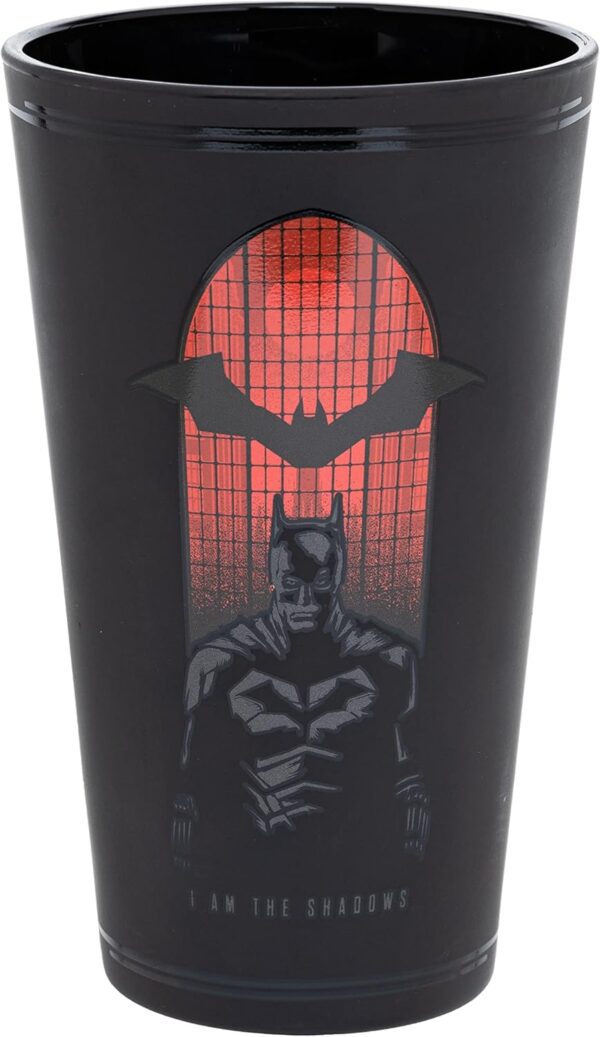Paladone The Batman Glass, Movie Merchandise, 13.5oz, Multicolor - Image 3