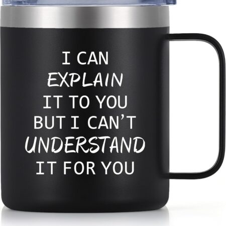 Qtencas Engineer Gifts, I Can Explain It to You But I Can't Understand Black