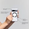 Freedom Bitcoin Funny BTC Crypto Gift for Dad PopSockets Black - Image 6