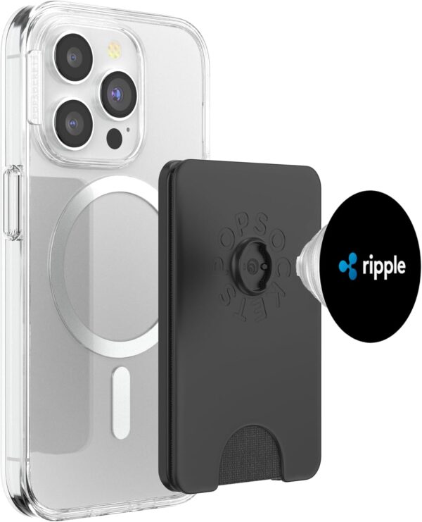 Ripple XRP Logo Crypto Trading Trader Gift Cryptocurrency PopSockets Black - Image 3