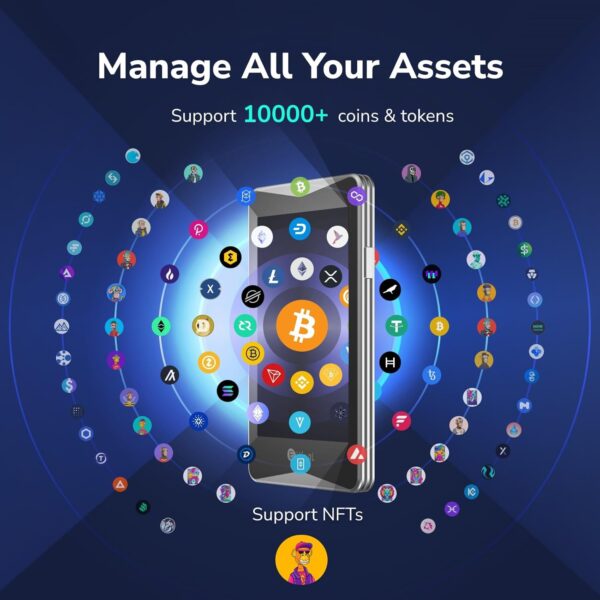 ELLIPAL Titan 2.0 Crypto Cold Wallet, 100% Offline, Air-gapped - Secure Grey - Image 4