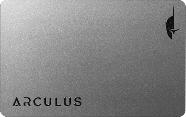 Arculus Crypto Cold Storage Wallet, Secure Bitcoin & Ethereum New Silver