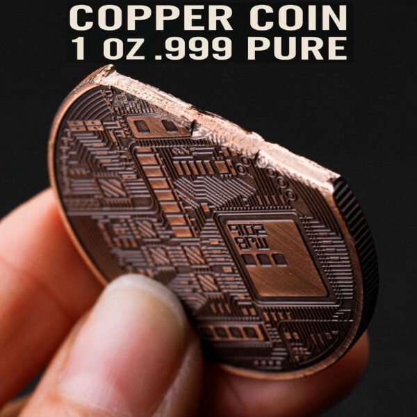 Bitcoin Coin | Copper 1 oz.999 Pure | Gifts for Collectors &... - Image 7