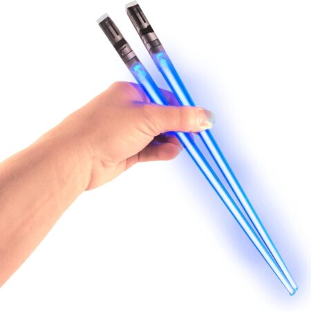 Lightsaber Chopsticks Light Up - LED Glowing Saber Star 1 pairs, Blue
